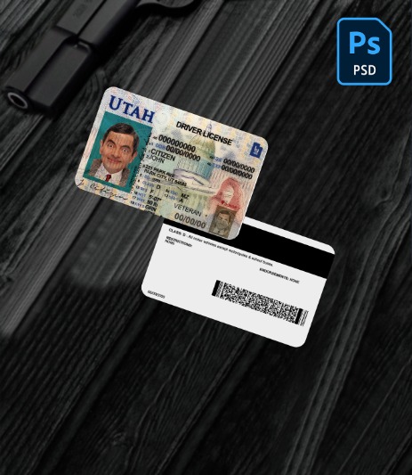 USA Vermont driving license (2004-2019) PSD